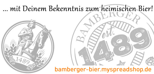 Shirts und Hoodies mit Bamberger Bier-Logo